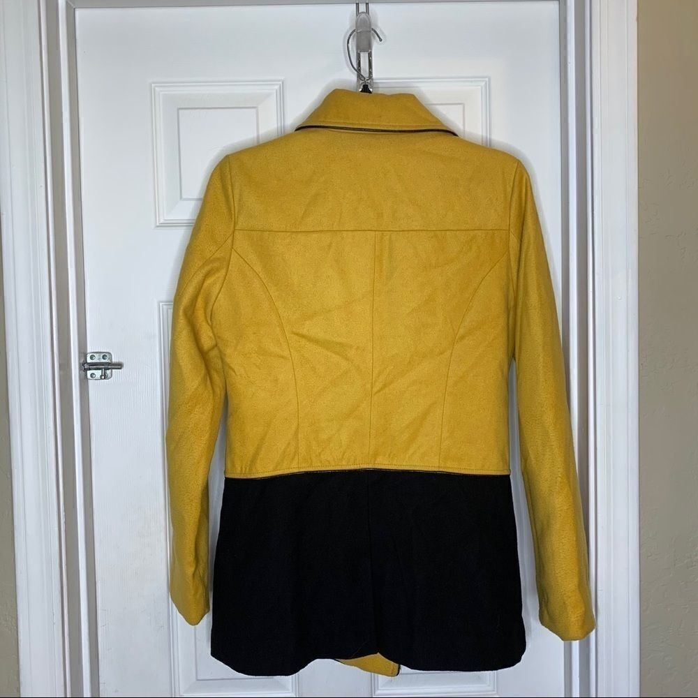 Steve Madden Color Block Pea Coat Size Small - Picture 5 of 8